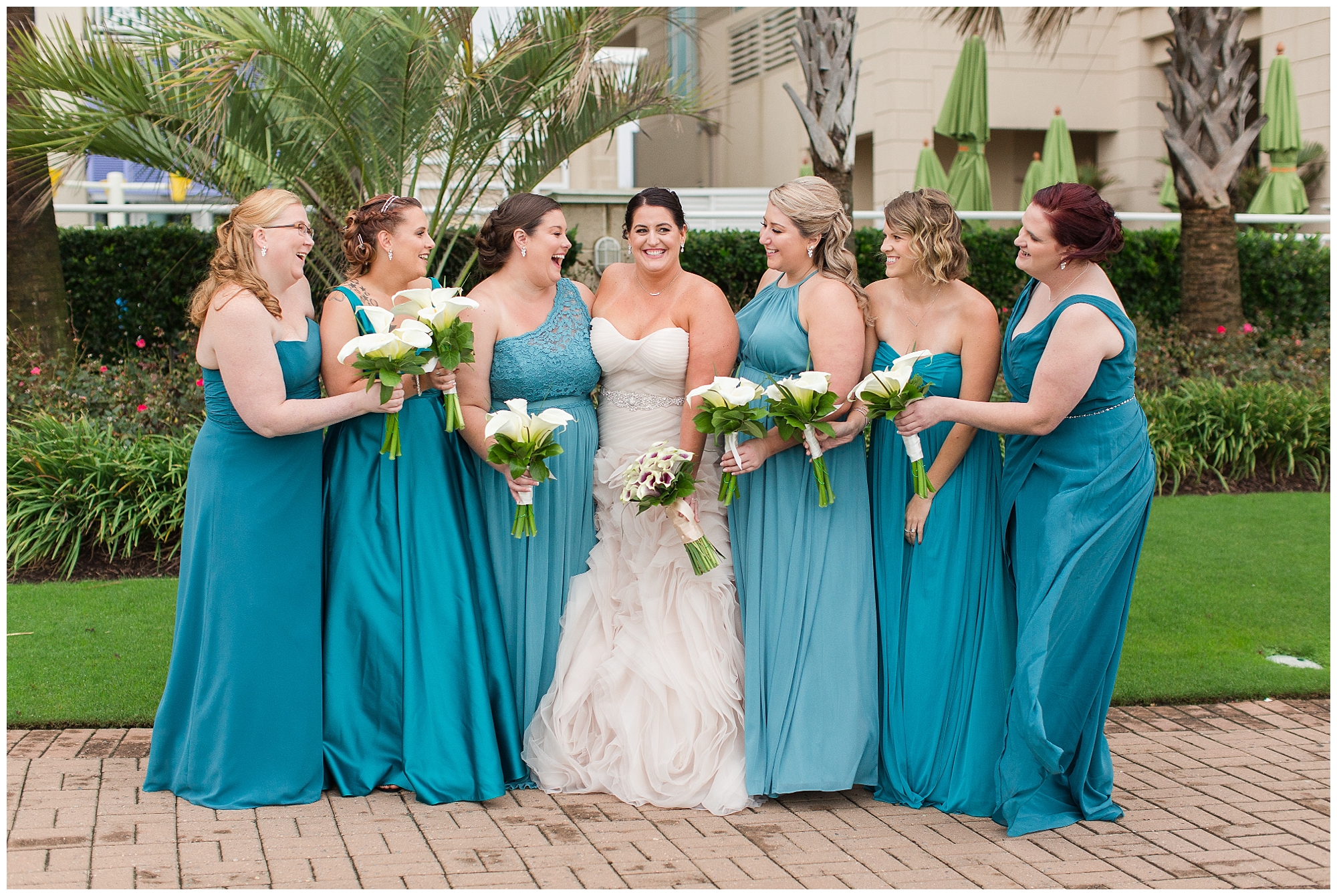 bridesmaids at oceanaire beach club