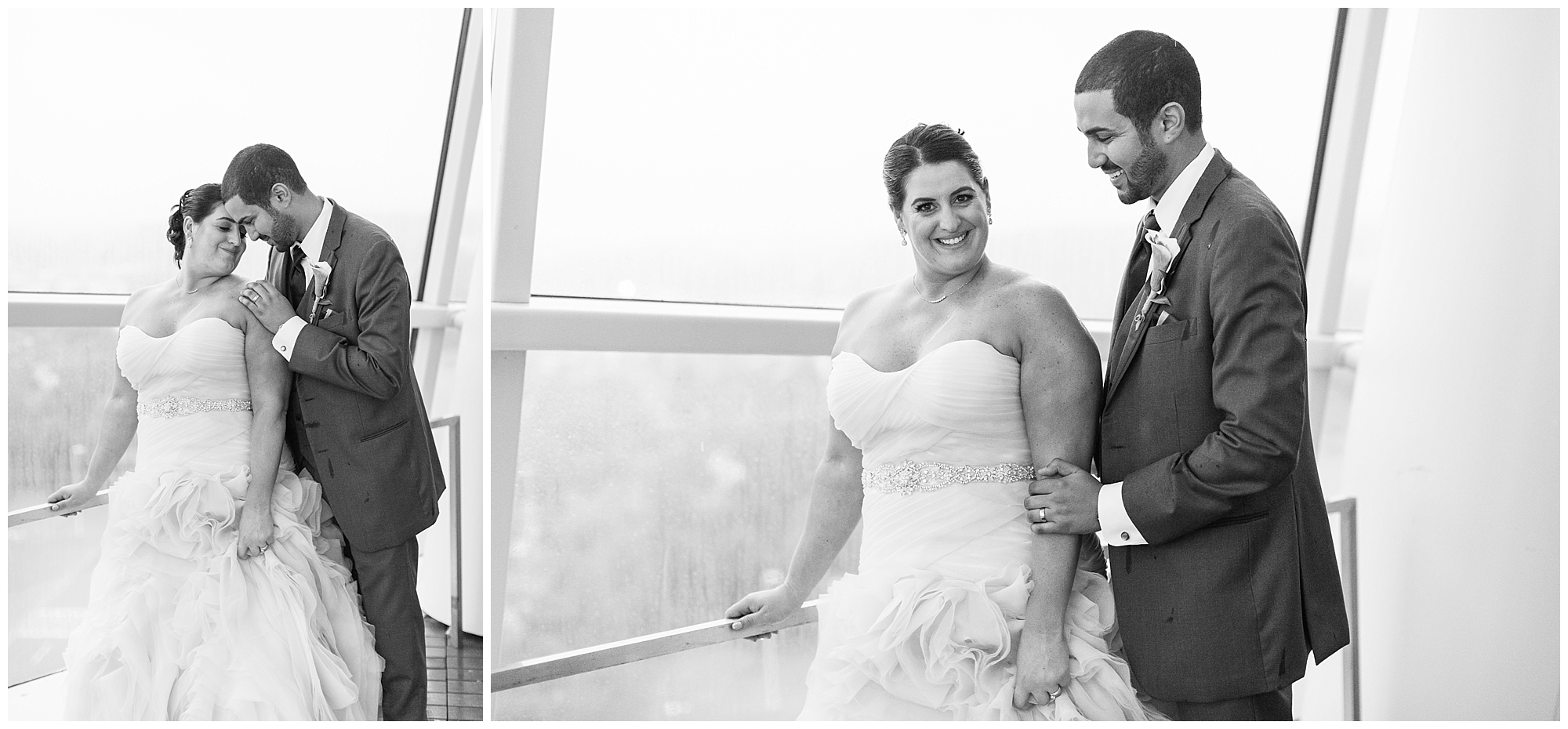 Bride and Groom at Virginia Beach Convention Center