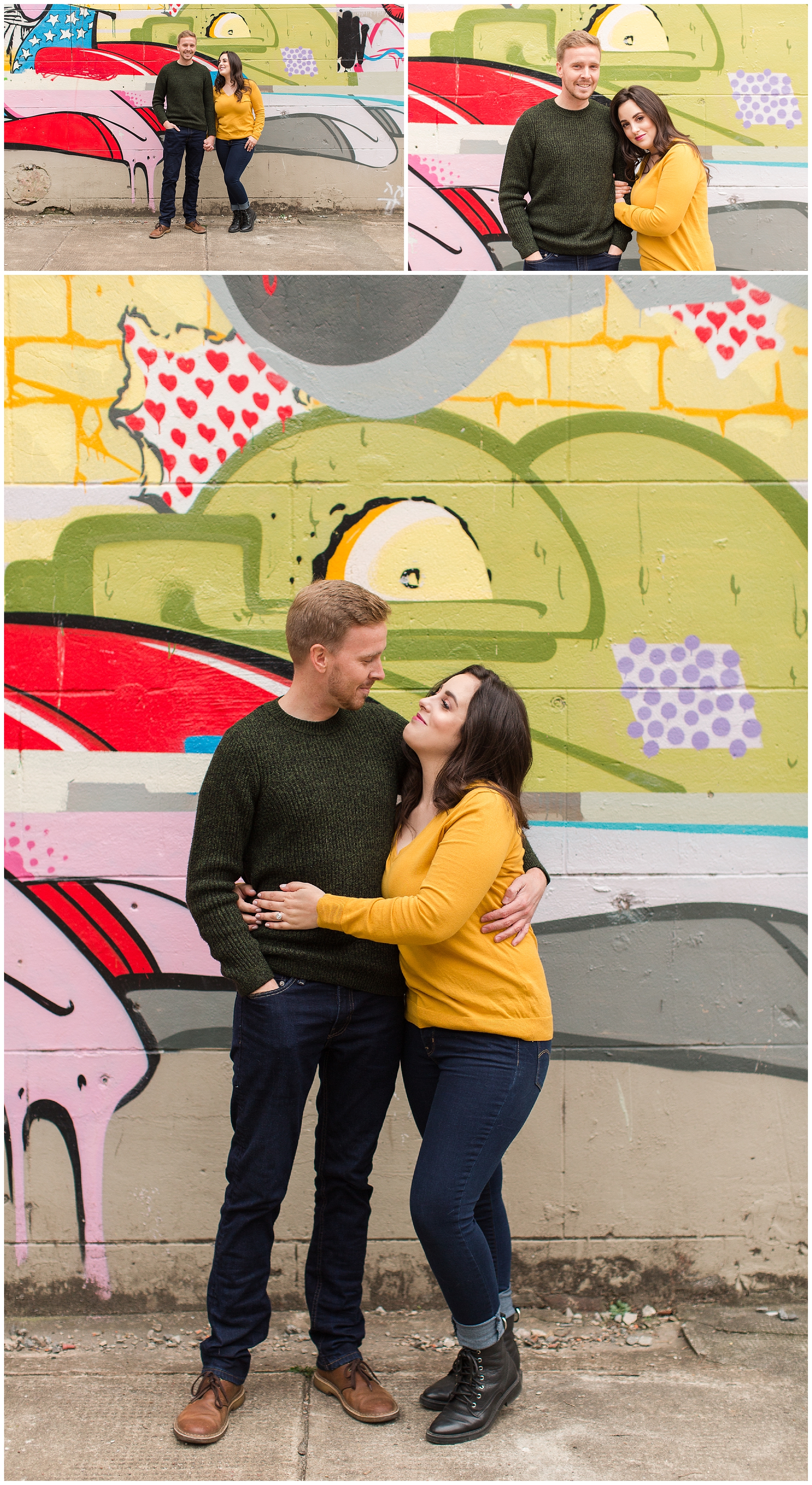 canal walk engagement session