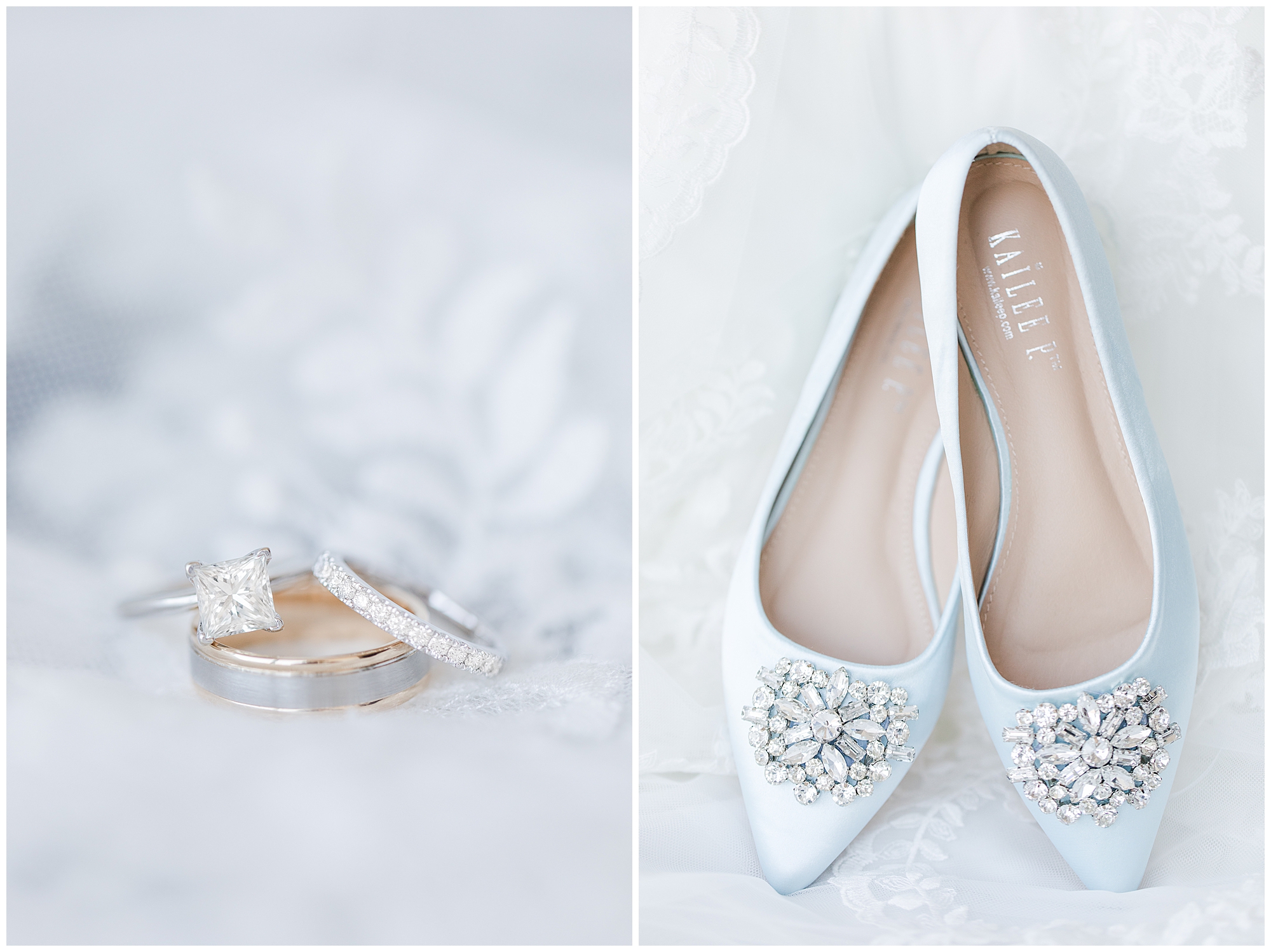 light blue bridal shoes Kelley Stinson photography