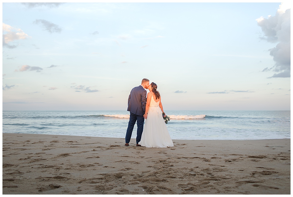 oceanfront micro wedding portraits, Kelley Stinson Photography