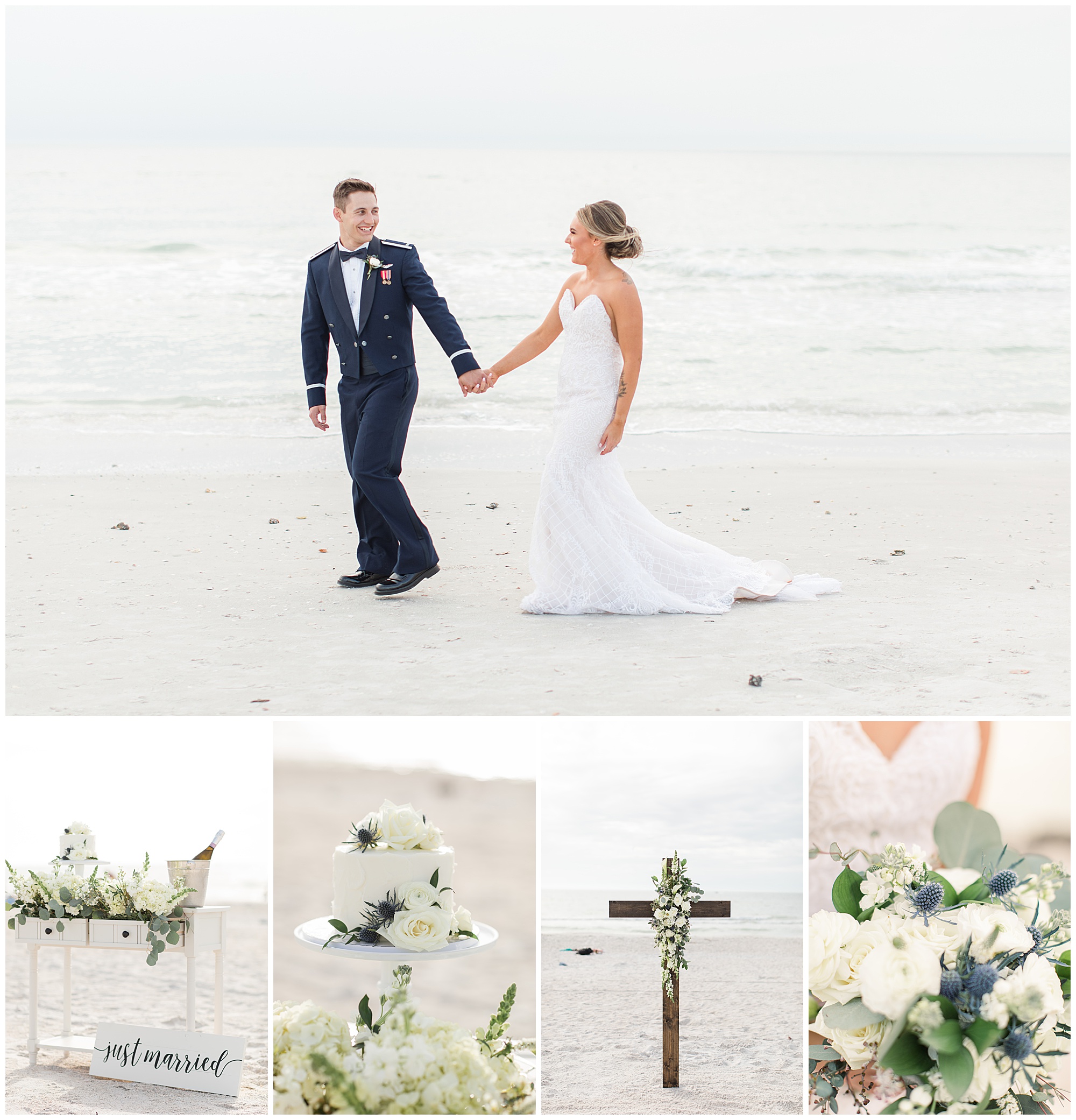 Jace & Anton, Pass-A-Grille Beach, St. Petersburg Florida wedding, Kelley Stinson Photography, bride and groom, beach wedding