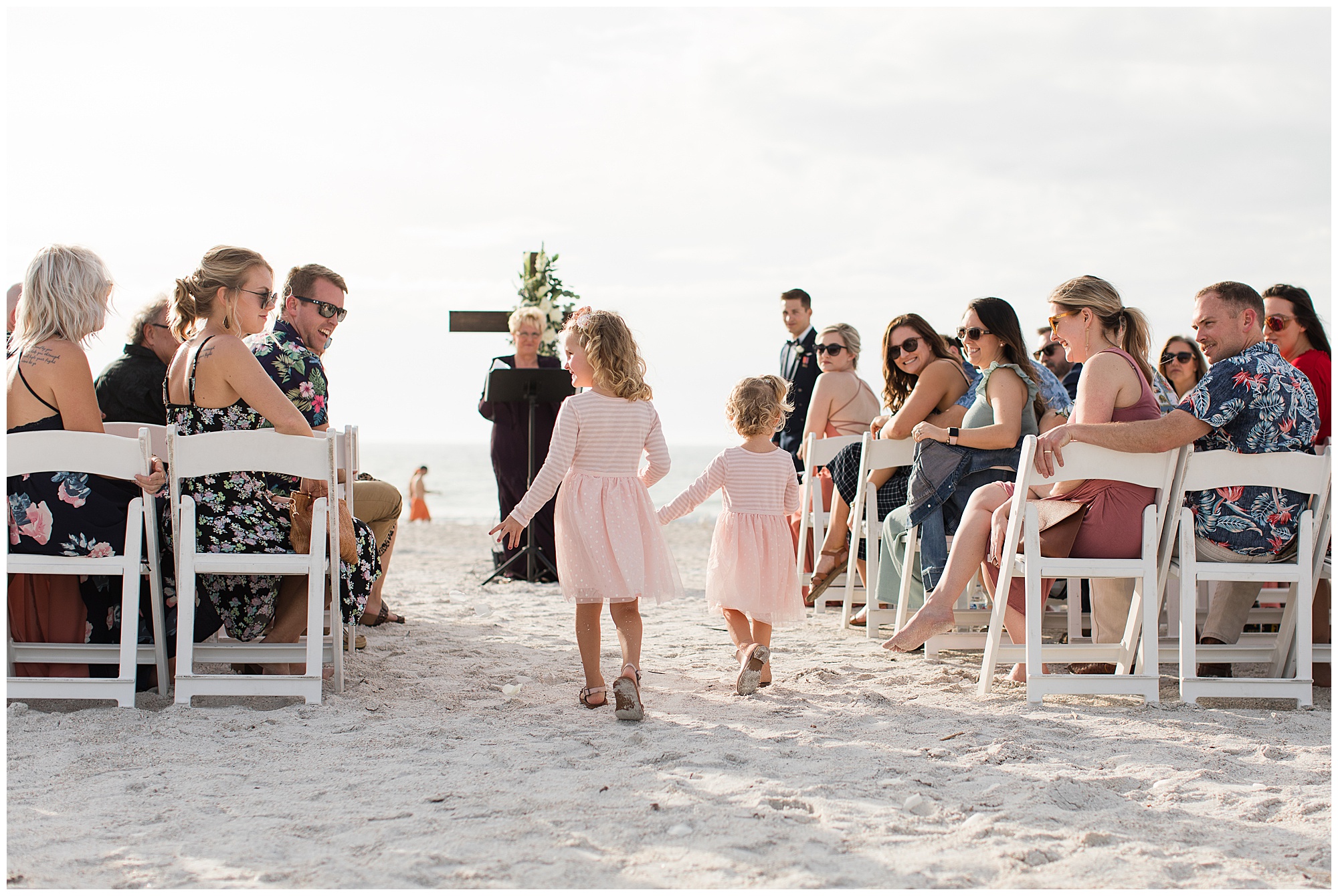 Jace & Anton, Pass-A-Grille Beach, St. Petersburg Florida wedding, Kelley Stinson Photography, beach wedding, flower girls