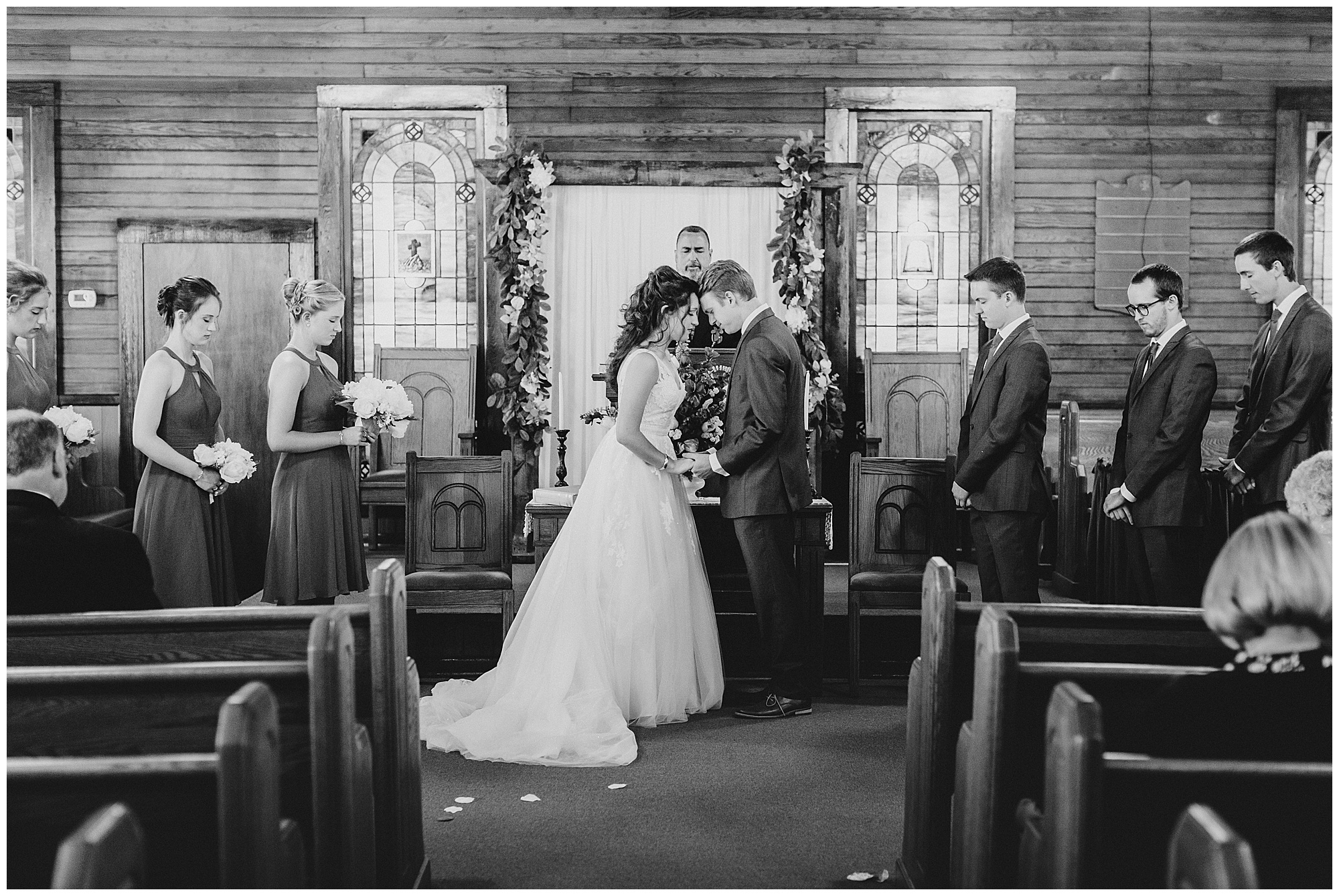 intimate church ceremony, church wedding, Georgia wedding, Kelley Stinson Photography